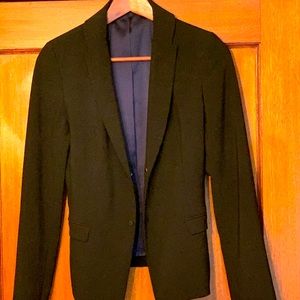 Essential black suit jacket